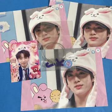 BTS 정국 생일 와이어 아크릴 키링 4 한국 제작자님 스티커 메모