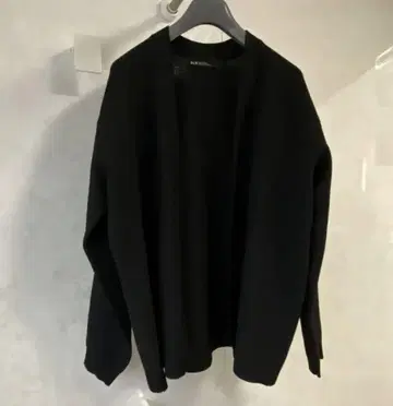 그린 라벨 릴랙싱 폴리에스테르 카노코 이지 가디건 블랙 S