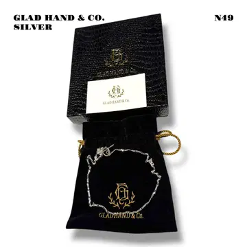 미사용품! GLAD HAND & CO. 글래드핸드 목걸이 실버