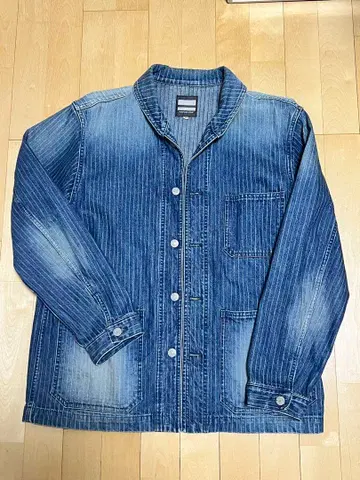 모모타로 진즈 데님 커버올 데미지 가공 사이즈 44