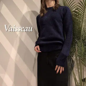 Charpentier de Vaisseau 울 니트 리브 소매 사이즈 0