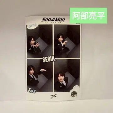 snowman 1st 서울 한국 팝업 즉석 사진 아베 료헤이