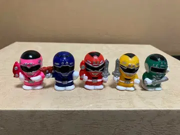 격주전대 카레인저 손가락 인형 5종 풀세트 1996년