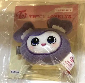 TWICE LOVERYS 봉제 인형 헤어핀 사나 사브리