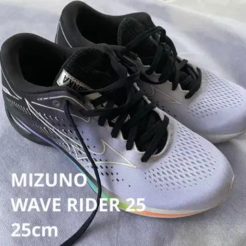 새상품급 미즈노 웨이브 라이더25 러닝화 25cm