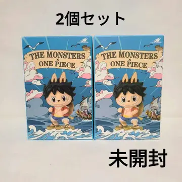 2개 세트 Labubu ONE PIECE 콜라보 미개봉