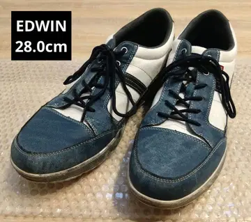 EDWIN 스니커즈 28.0cm 데님 edm-238 에드윈 신발