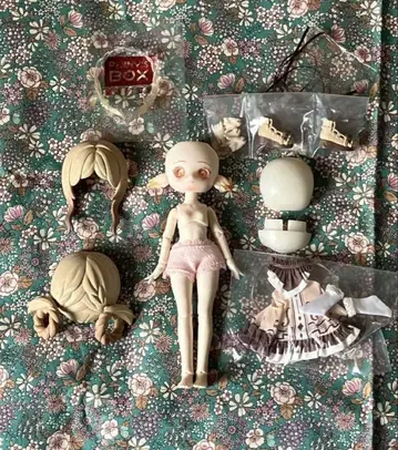 LULUYA 교향시 평화시 깃털 부품 없음 가발용 부품 포함