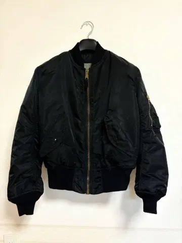ALPHA INDUSTRIES MA-1 플라이트 자켓 XS 블랙
