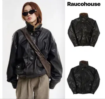 Raucohouse 무스탕 자켓 가죽 자켓 완판템