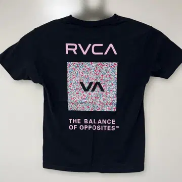 RVCA 블랙 T셔츠