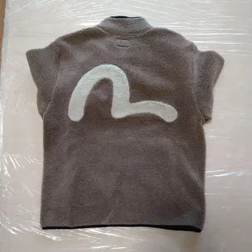 EVISU 플리스 자켓 베이지 에비수 플리스 자켓