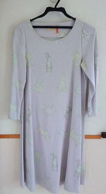 franche lippee 프랑슈리페 토끼 패턴 자카드 원피스