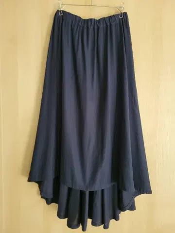 ZUCCa 주카 더블 보일 스커트 네이비 면 100% 코튼 M