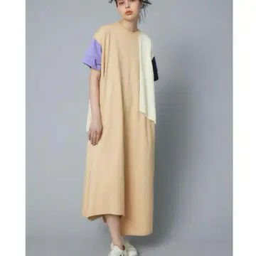 [택 포함] 24SS 해린도트사이 레이어드 드레스 T셔츠 원피스