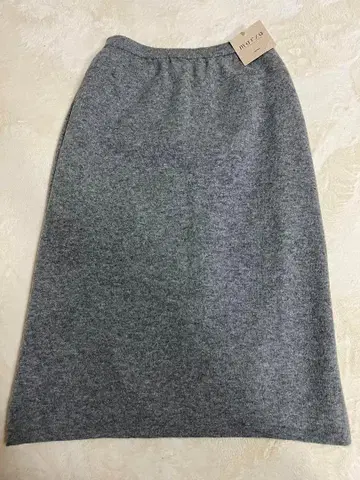 레나운 marsa 실크 혼방 울 타이트 스커트 미사용 새상품 M