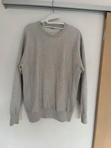 22aw AURALEE 하이 카운트 헤비 스웨트 그레이 5