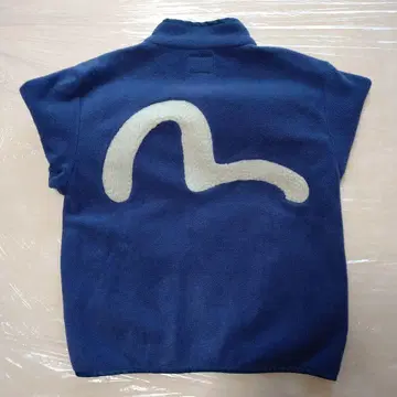EVISU 네이비 플리스 자켓 에비수 플리스 자켓