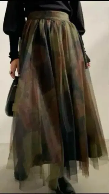 Ameri VINTAGE 아트 샤샤 스커트 M 사이즈