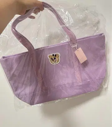 LOVERARY 라벤더 토트백 대