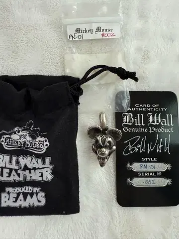 Bill Wall Leather x Disney x beams 미키마우스