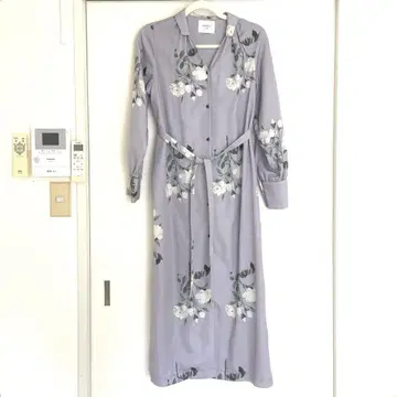 AMERI POSIE SHIRT DRESS 퍼플