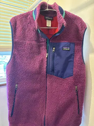 Patagonia 플리스 베스트 퍼플