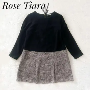 로즈 티아라 Rose tiara 절개 트위드 원피스