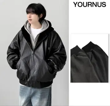 YOURNUS 유아노스 리버서블 퍼 자켓 새상품급