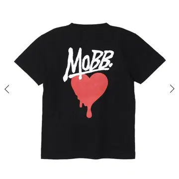 MOBB 하트립 T셔츠 블랙