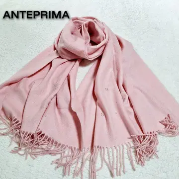 [ 미사용 ] ANTEPRIMA 벚꽃색 캐시미어 울 대형 스톨 비쥬