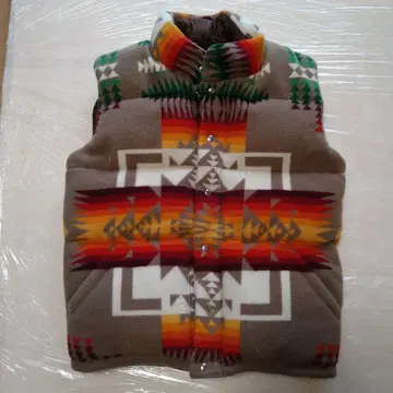 Crescent Down Works 플리스 베스트 M 사이즈 펜들턴