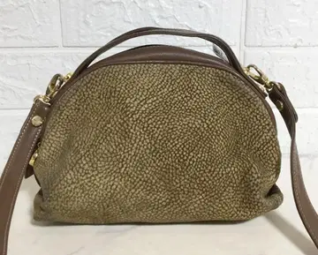 no37715 볼보네제 이탈리아제 메추라기 패턴 스웨이드 2way 백