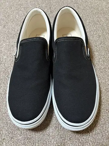 VANS 블랙 슬립온 28cm