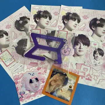 BTS 정국 생일 진심으로 카라비너 1 한국 제작자 스티커 메모