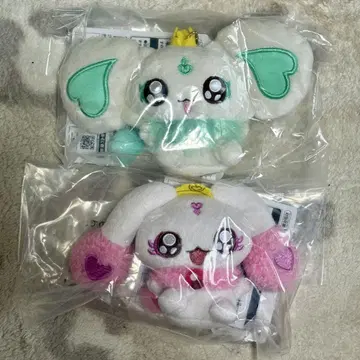 프리큐어 제일복권 E상 봉제 인형 마스코트 포룬 루룬 2세트