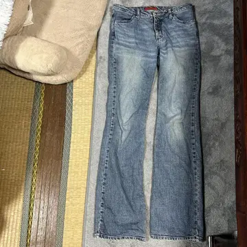 LEVI'S 플레어 데님 팬츠 블루