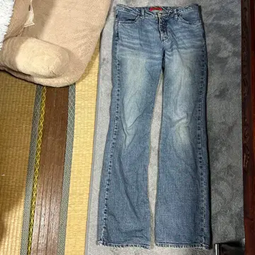 LEVI'S 플레어 데님 팬츠 블루