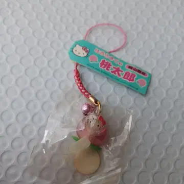 2002년 헬로키티 복숭아 모모타로 네즈케 스트랩