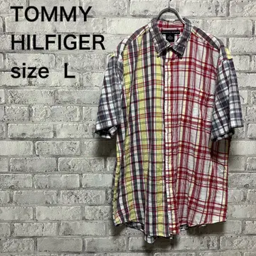 [ TOMMYHILFIGER ] 타미힐피거 반팔 셔츠 L 사이즈