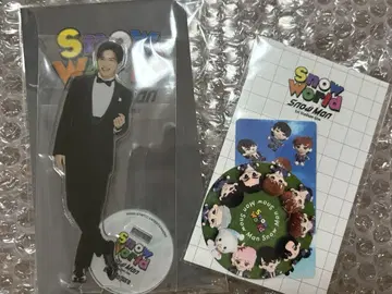 [ SnowWorld 메구로 렌 아크릴 스탠드 스티커 세트 ]