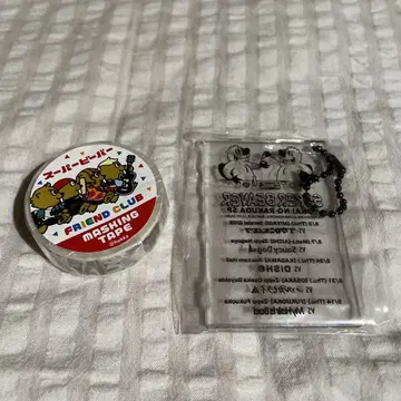 SUPERBEAVER 마스킹 테이프 아크릴 키링