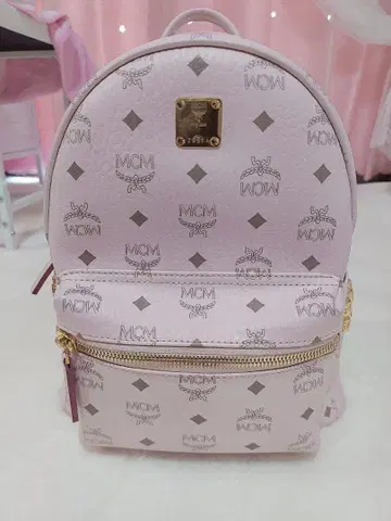MCM 핑크 S 사이즈 백팩
