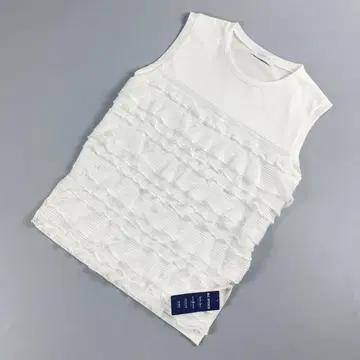 택 포함 심플리시떼 프릴 탱크탑 화이트 사이즈F*TC983