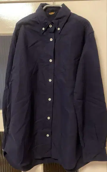 두지엠 클라세 24AW OXFORD 버튼 다운 셔츠 네이비
