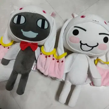 어디든지 함께 마도카 마기카 봉제 인형 2체 세트