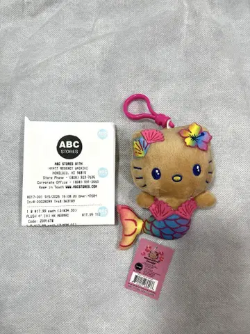 [ 신상품 ] 정품 ABC 스토어 하와이 한정판 일광화상 키티