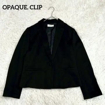 오파크 클립 테일러드 자켓(L) 전체 안감 포멀 블랙