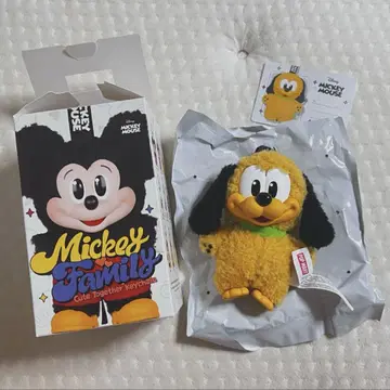 POP MART 미키 패밀리 디즈니 플루토 키링