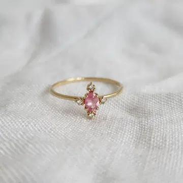 잉카 로즈 x 다이아몬드 반지 미사용